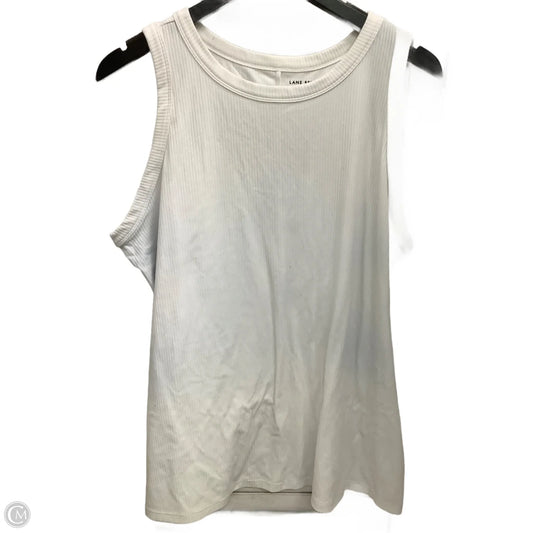 Top Sleeveless By Lane Bryant In White, Size: 3x