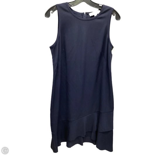 Dress Casual Midi By Loft In Navy, Size: 6
