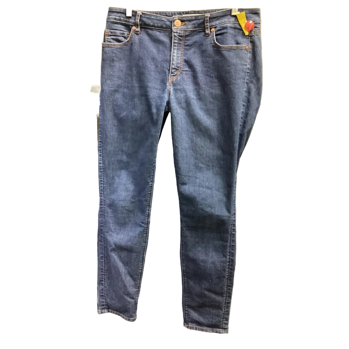 Jeans Skinny By Loft In Blue, Size: 10