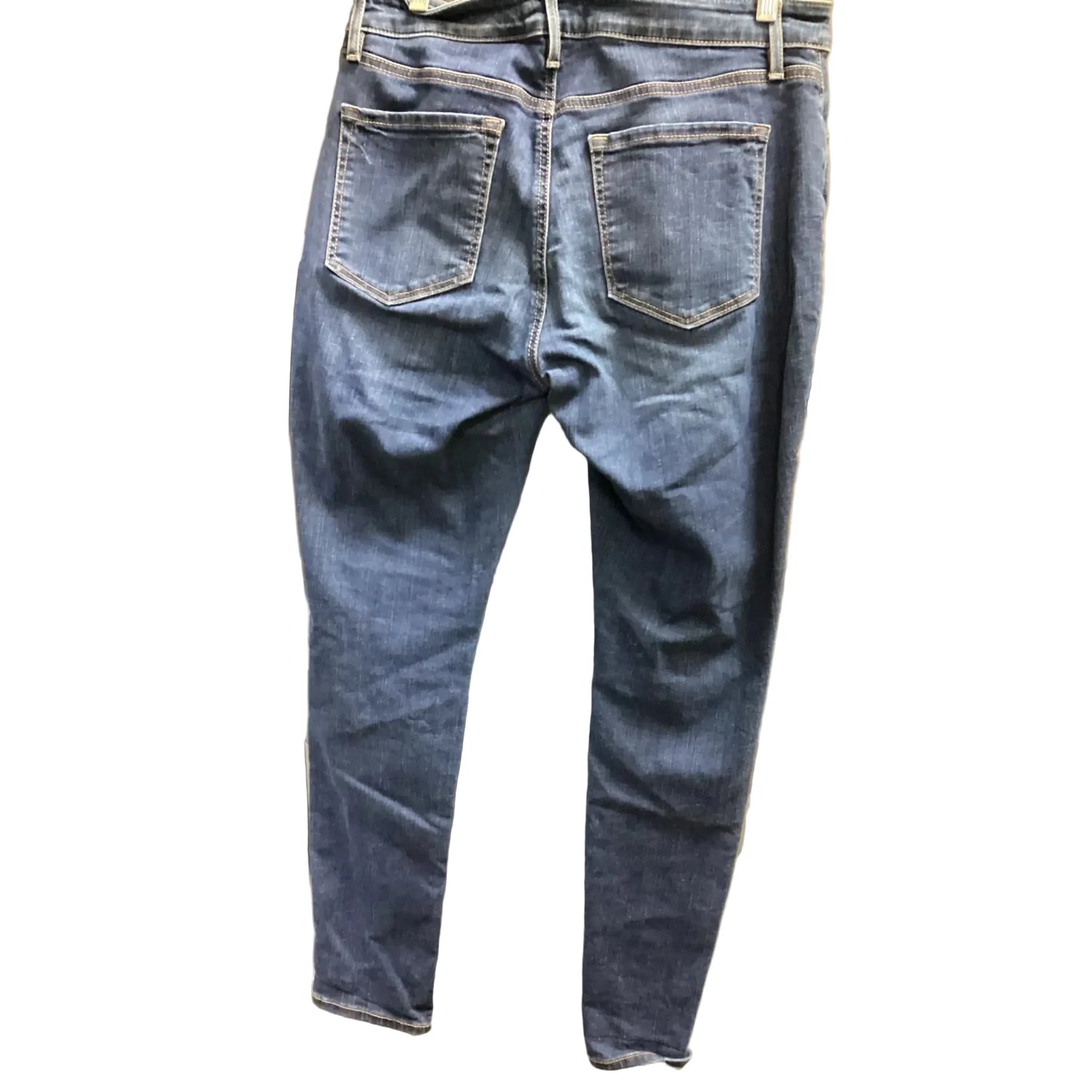 Jeans Skinny By Loft In Blue Denim, Size: 10