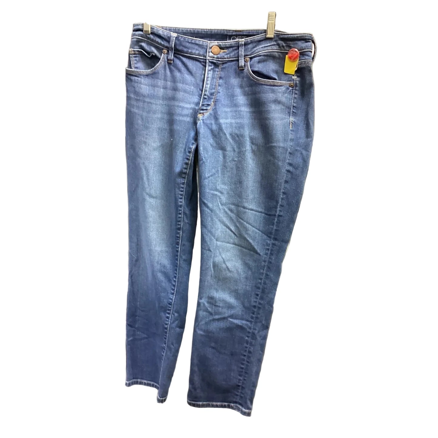 Jeans Skinny By Loft In Blue Denim, Size: 10