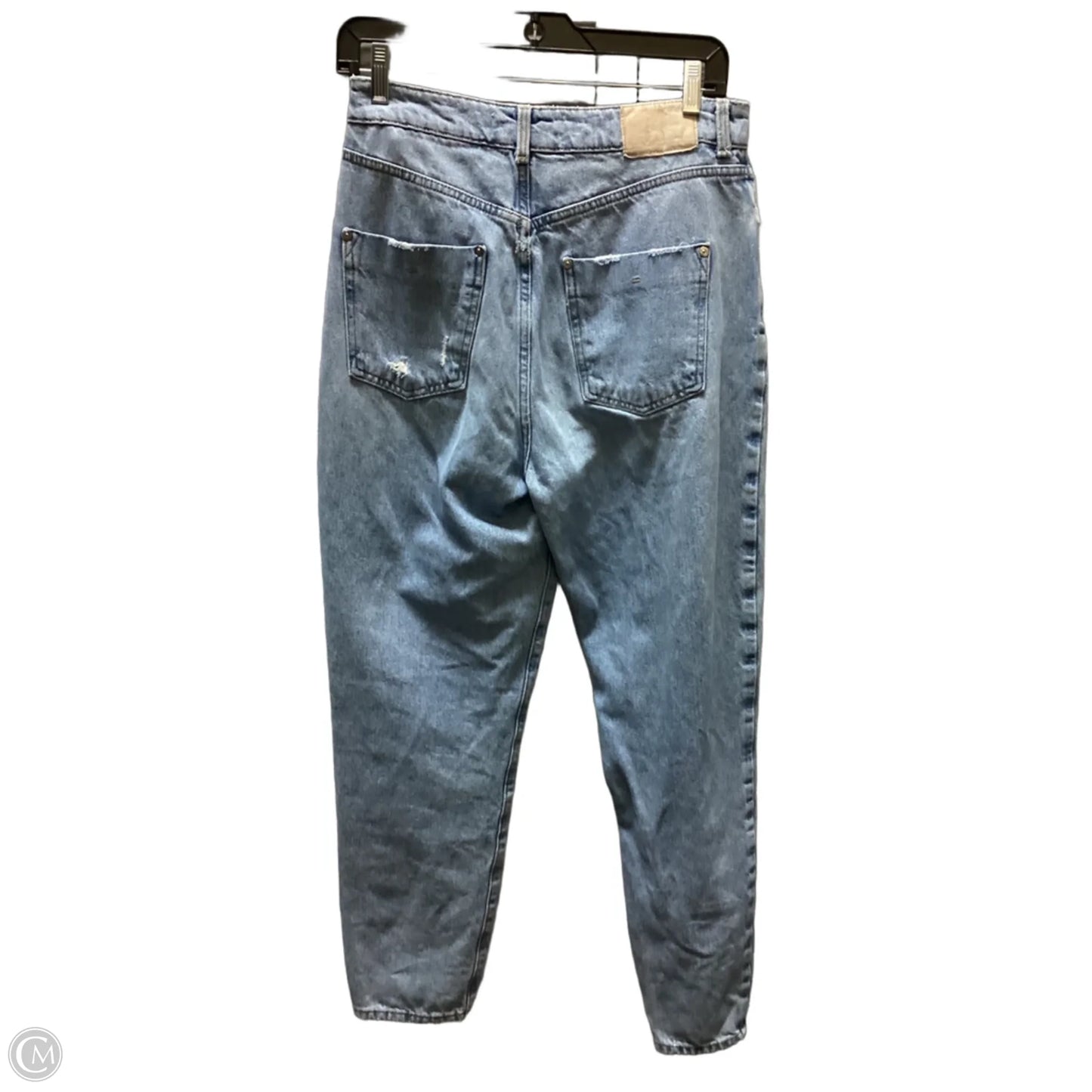 Jeans Boyfriend By Zara In Blue Denim, Size: 6