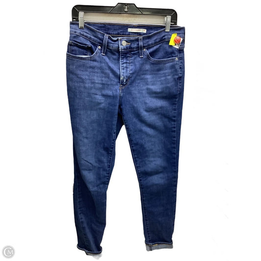 Jeans Skinny By Levis In Blue Denim, Size: 6