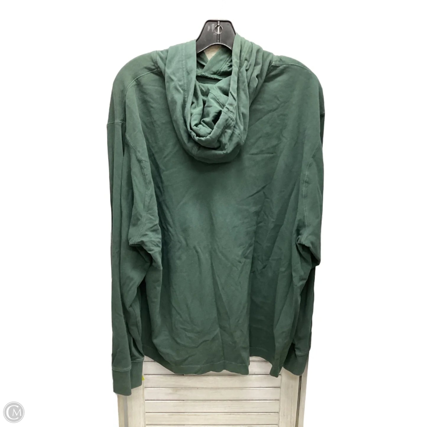Sweatshirt Hoodie By Nike In Green, Size: Xxl