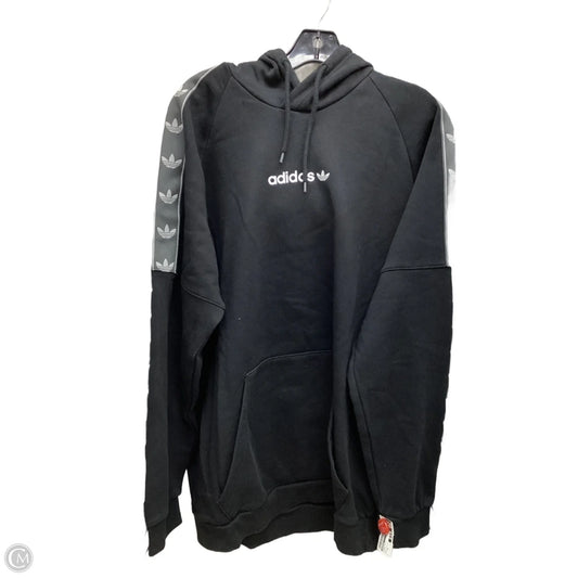 Sweatshirt Hoodie By Adidas In Black, Size: Xl