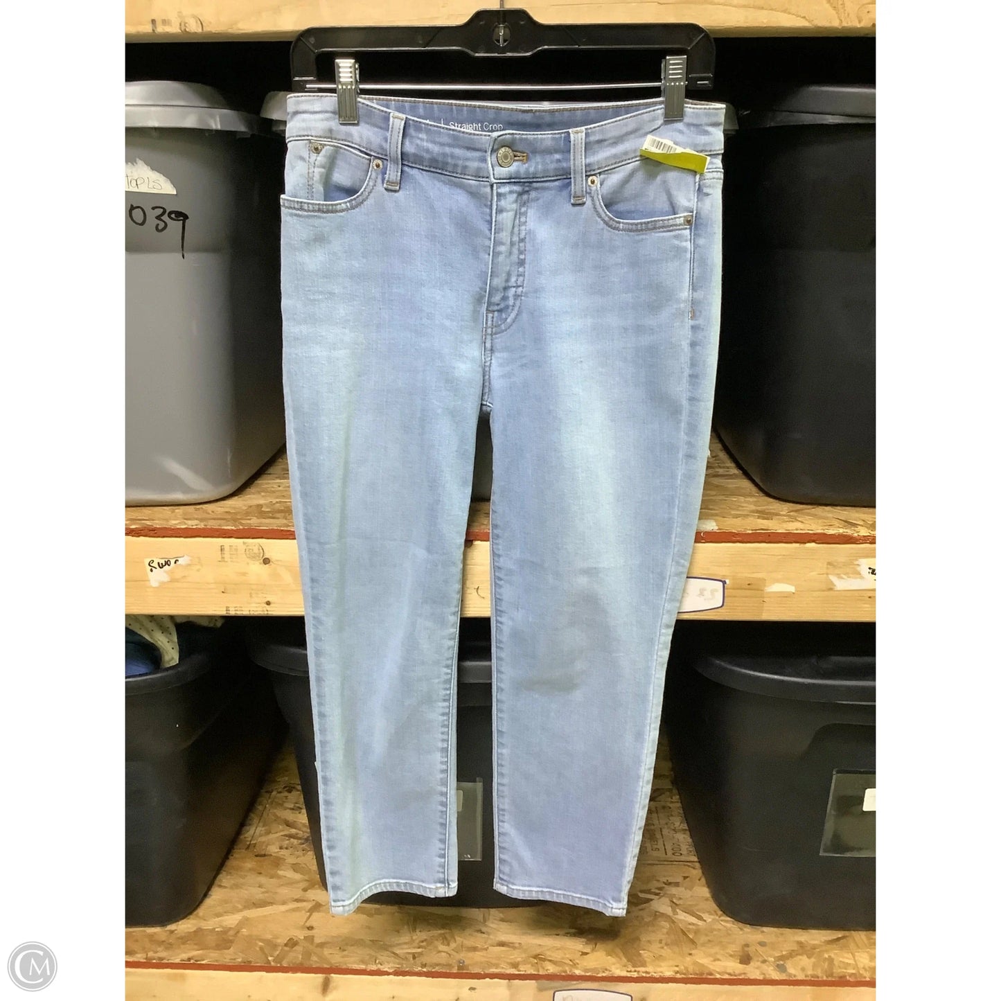 Jeans Skinny By Talbots In Blue Denim, Size: 4