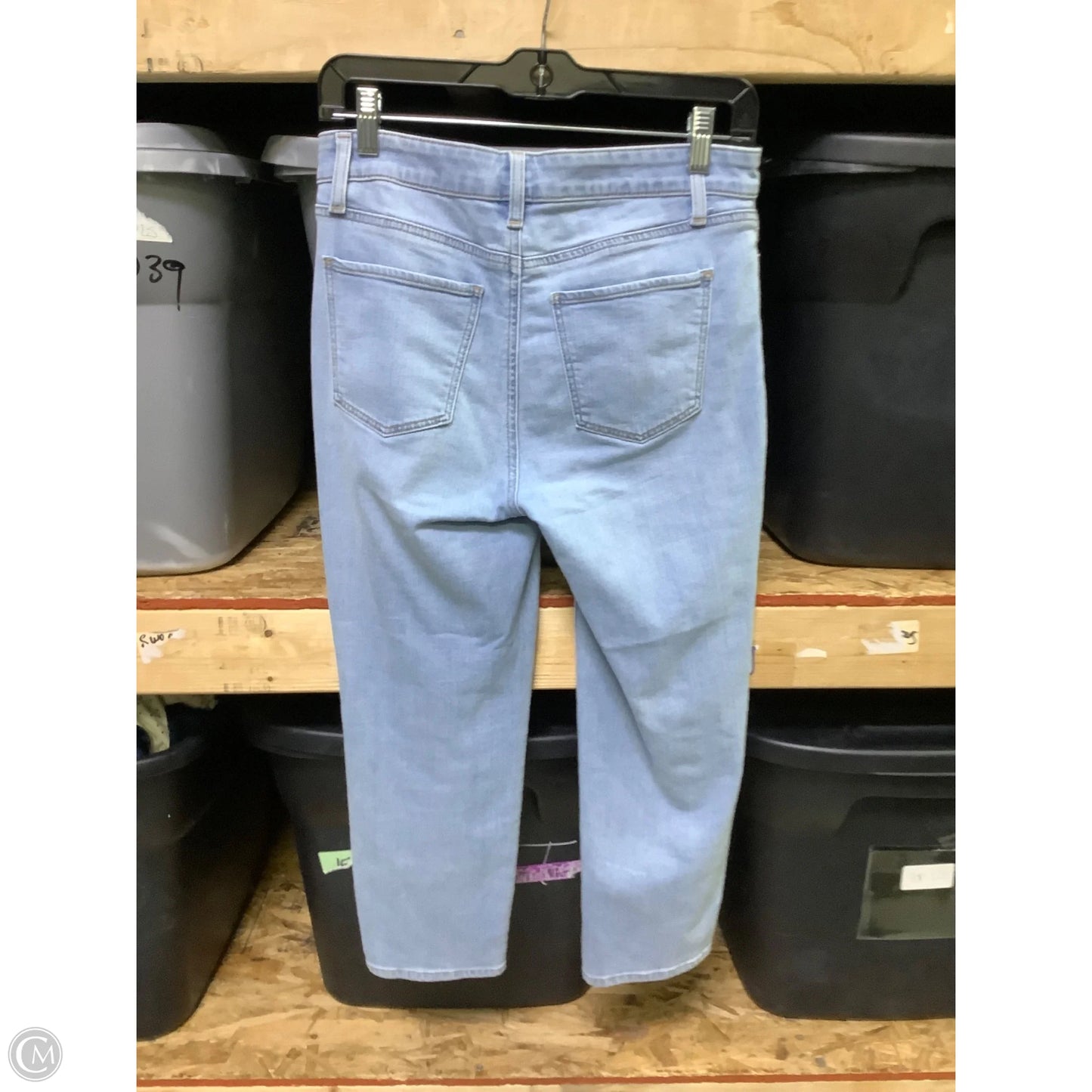 Jeans Skinny By Talbots In Blue Denim, Size: 4