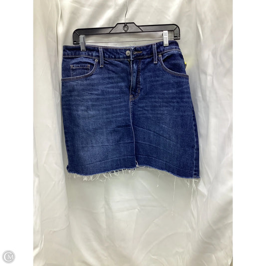 Skirt Midi By Old Navy In Blue Denim, Size: 12