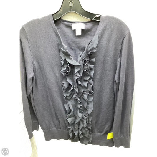 Cardigan By Loft In Grey, Size: L