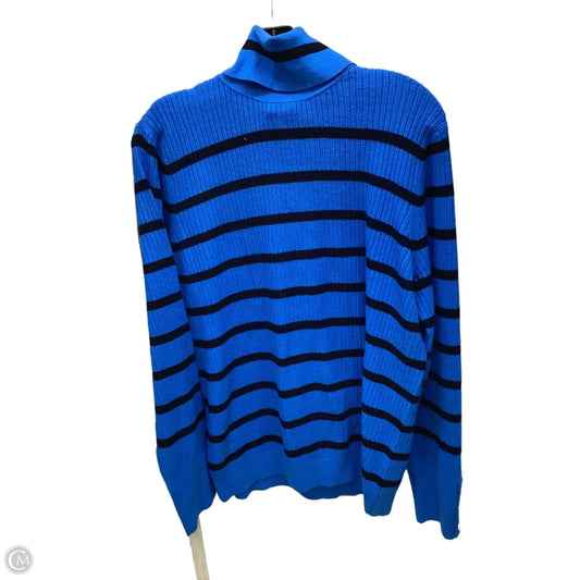 Top Long Sleeve By Talbots In Striped Pattern, Size: Xl