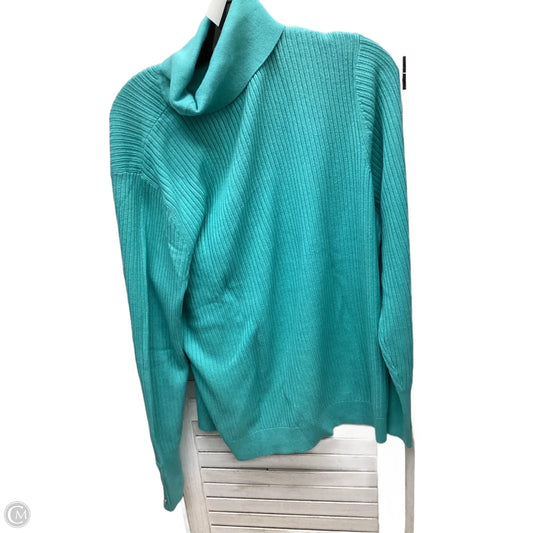 Top Sleeveless By Talbots In Teal, Size: Xl