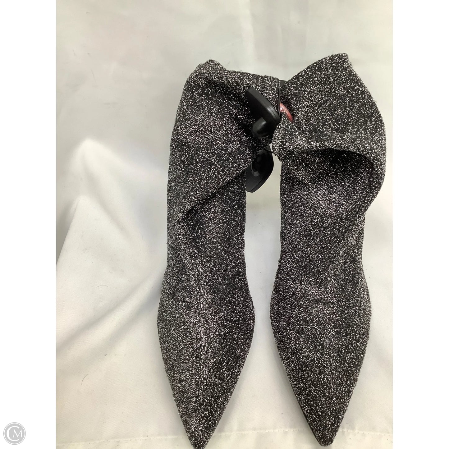 Shoes Heels Stiletto By Nine West In Silver, Size: 11