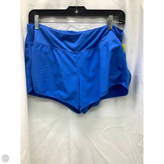 Athletic Shorts By Nike In Blue, Size: L
