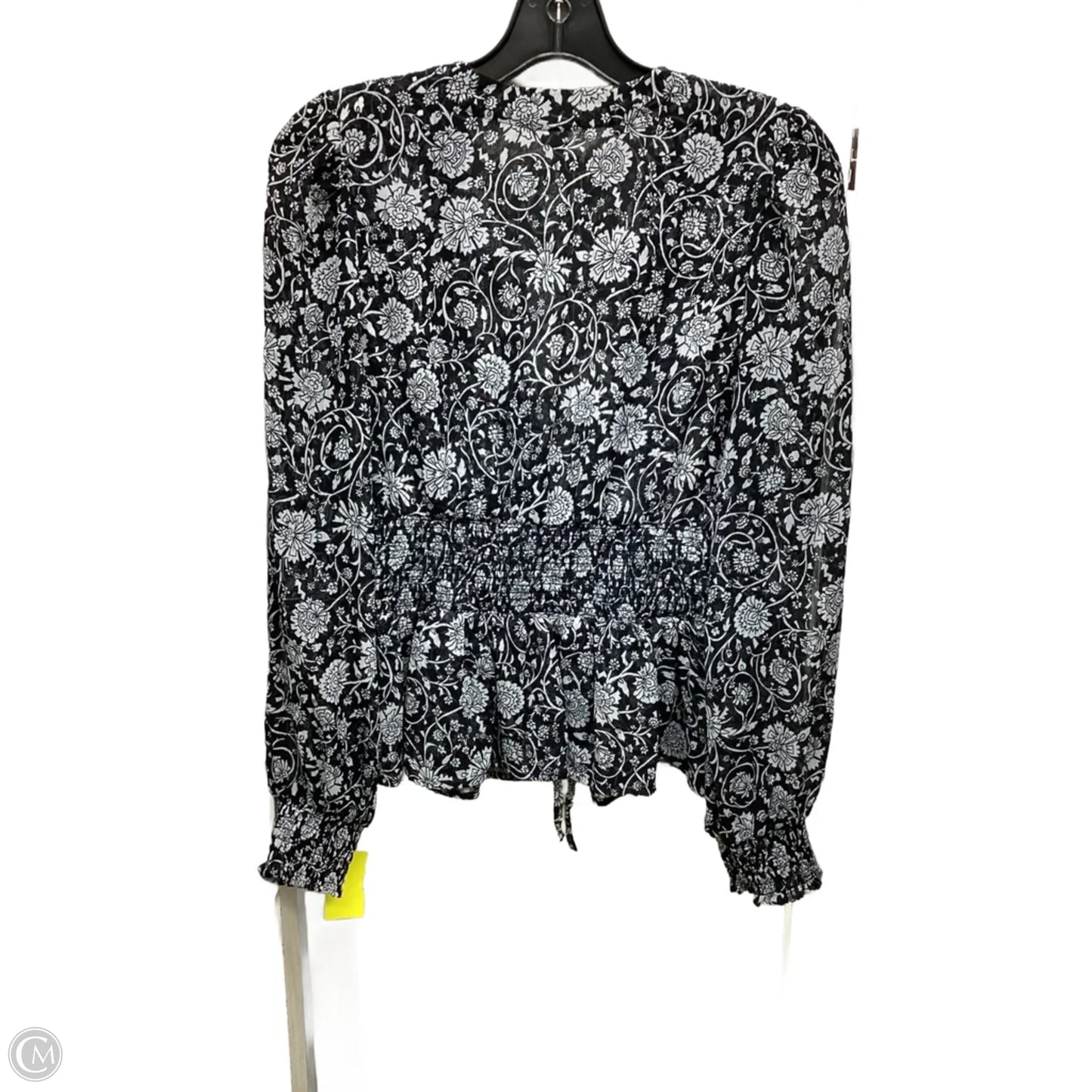 Top Long Sleeve By Old Navy In Floral Print, Size: M