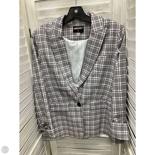 Blazer By Tahari In Plaid Pattern, Size: 8