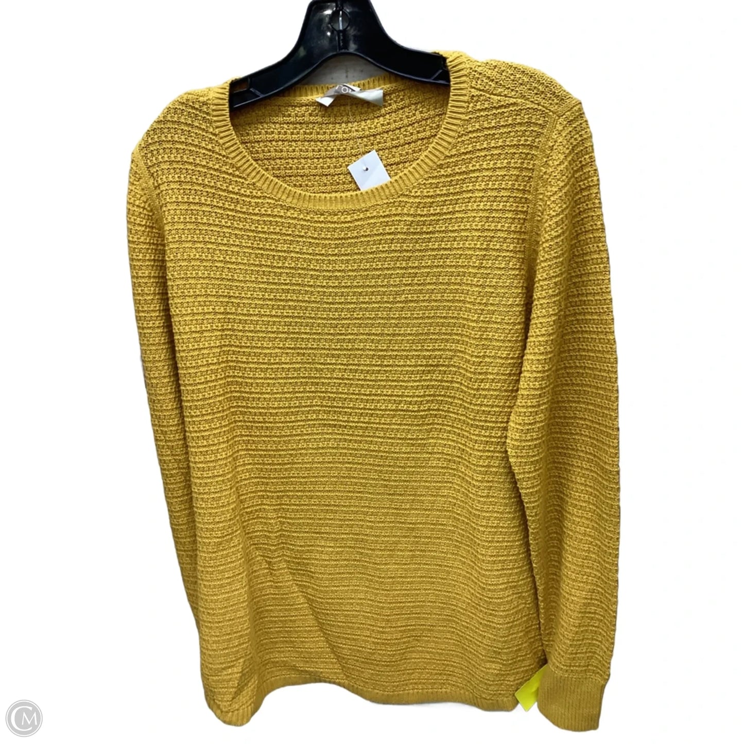 Sweater By Loft In Yellow, Size: Xl