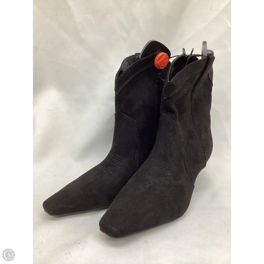 Boots Ankle Heels By Inc In Black, Size: 7.5