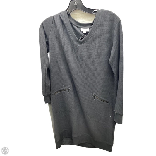 Dress Casual Midi By J. Jill In Grey, Size: Xs