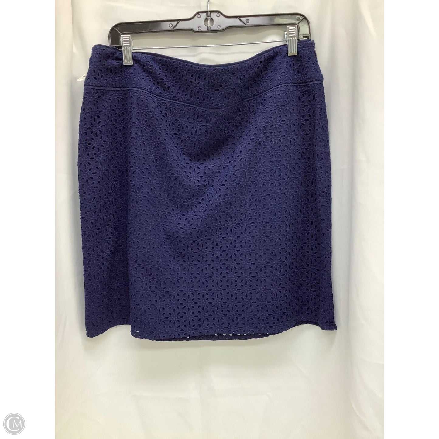 Skirt Midi By Clothes Mentor In Navy, Size: 14