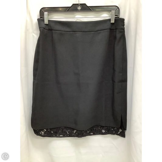 Skirt Midi By Ann Taylor In Black, Size: 8