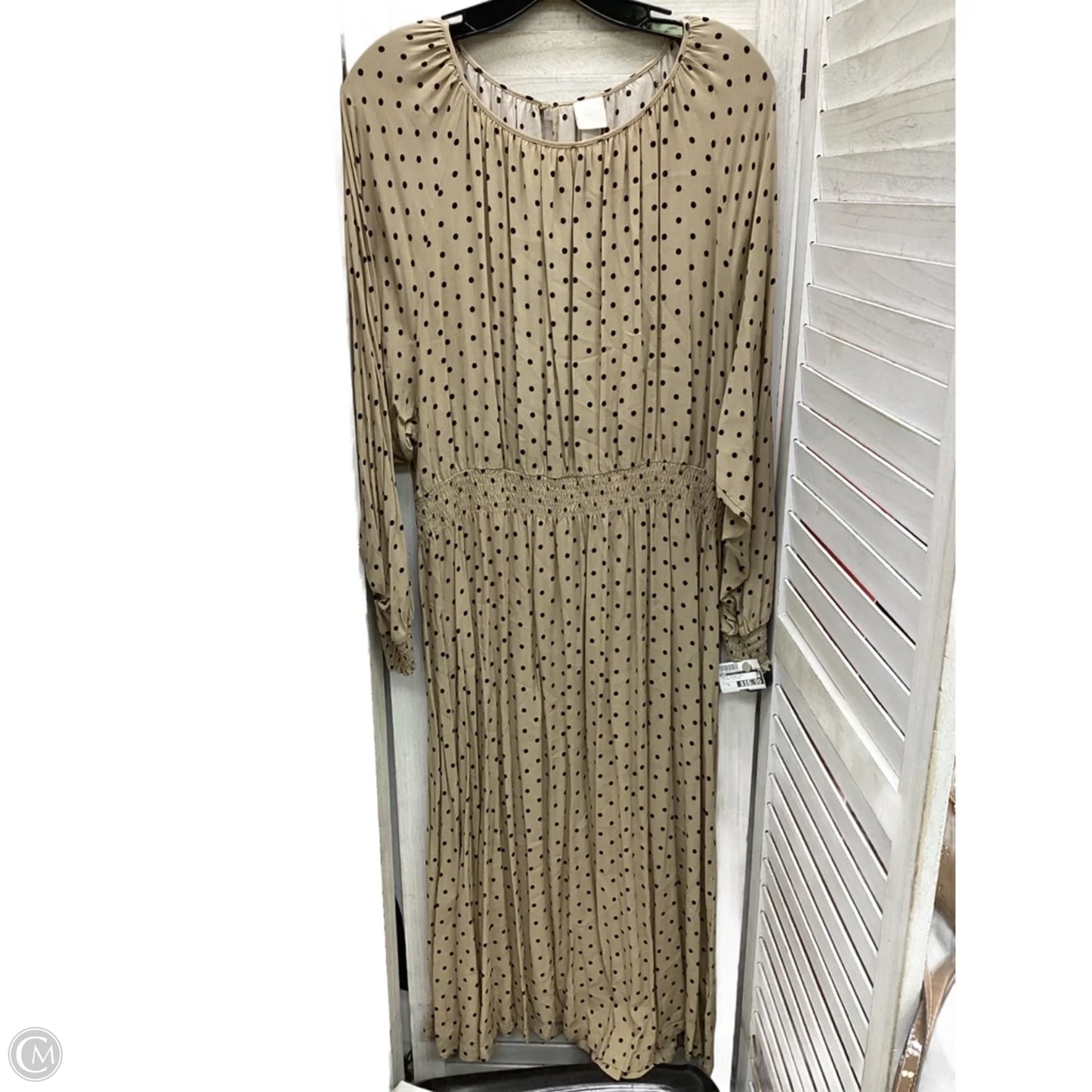 Dress Casual Maxi By H&m In Polkadot Pattern, Size: Xl
