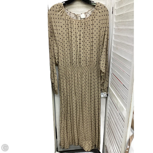 Dress Casual Maxi By H&m In Polkadot Pattern, Size: Xl