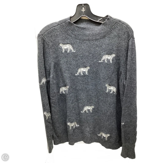 Sweater By Chicos In Grey, Size: L