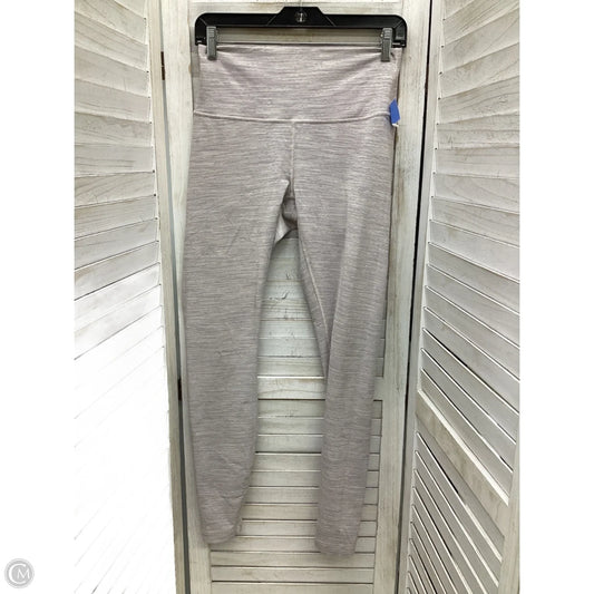 Athletic Leggings By Lululemon In Striped Pattern, Size: M
