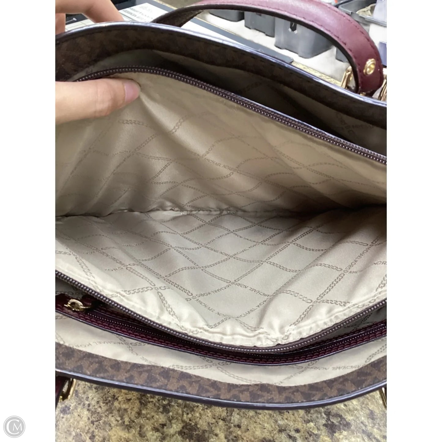 Tote Designer By Michael Kors, Size: Large