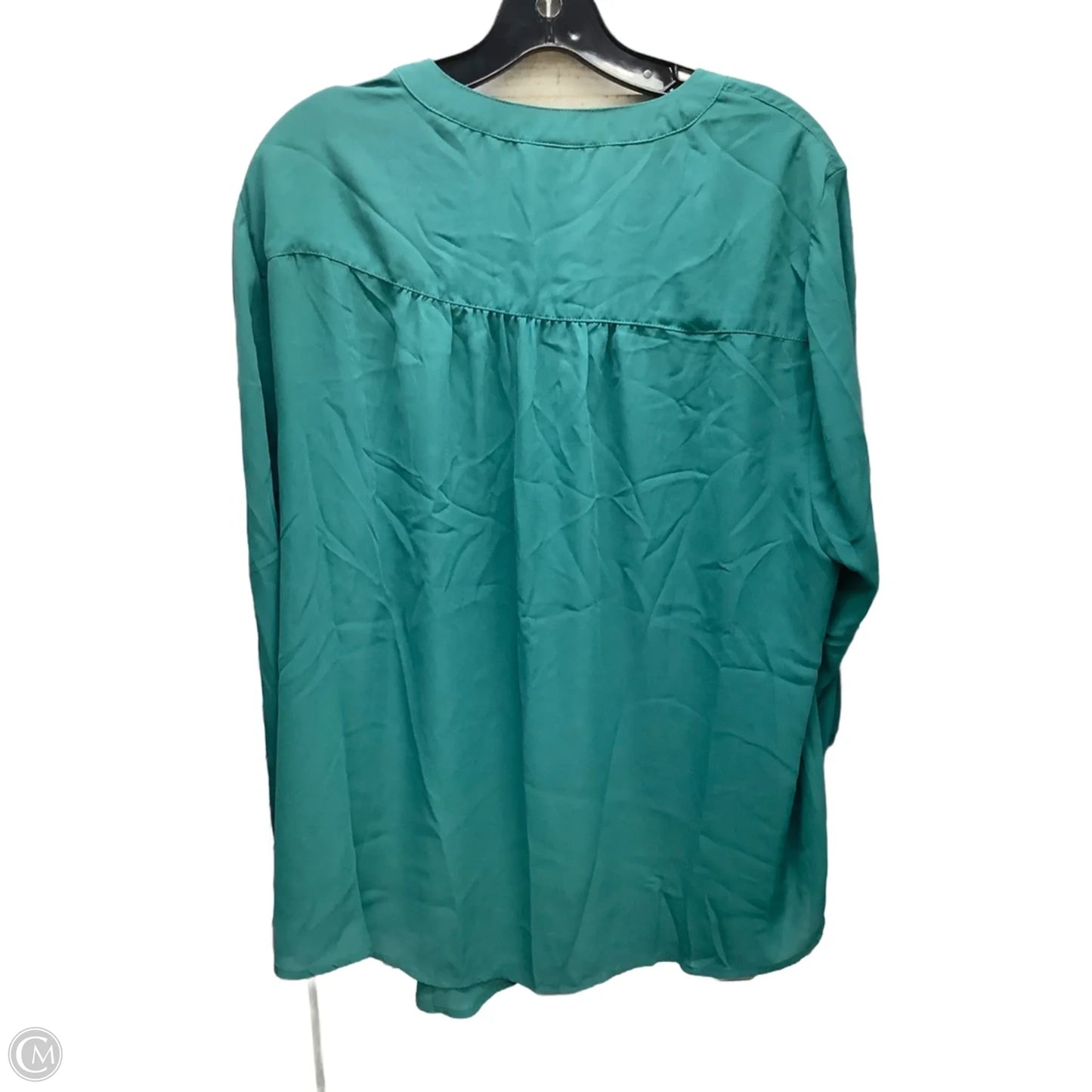 Top Long Sleeve By Torrid In Green, Size: 2x