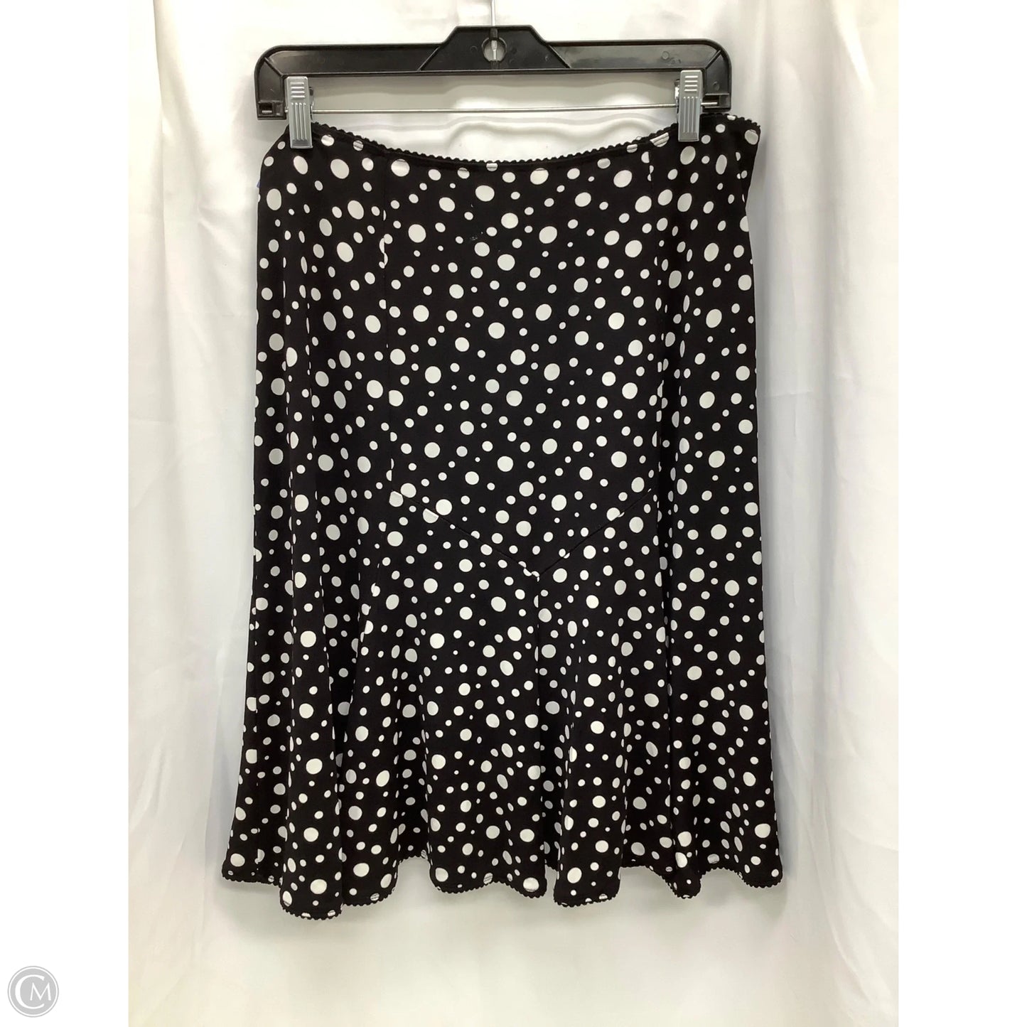 Skirt Midi By Talbots In Polkadot Pattern, Size: L