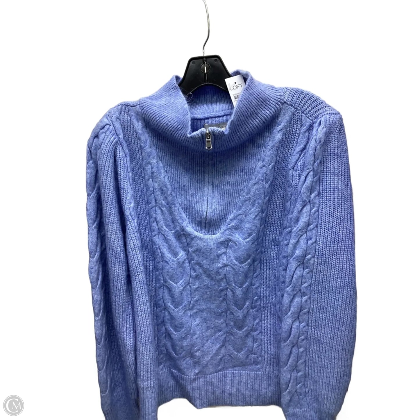 Sweater By Loft In Blue, Size: Xl