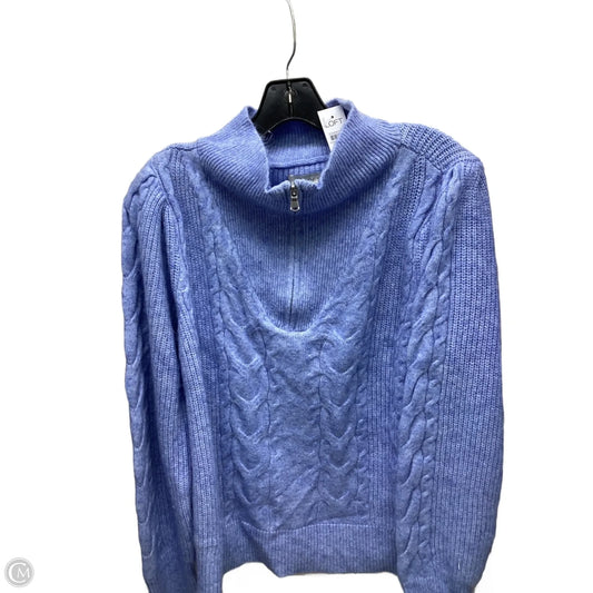 Sweater By Loft In Blue, Size: Xl