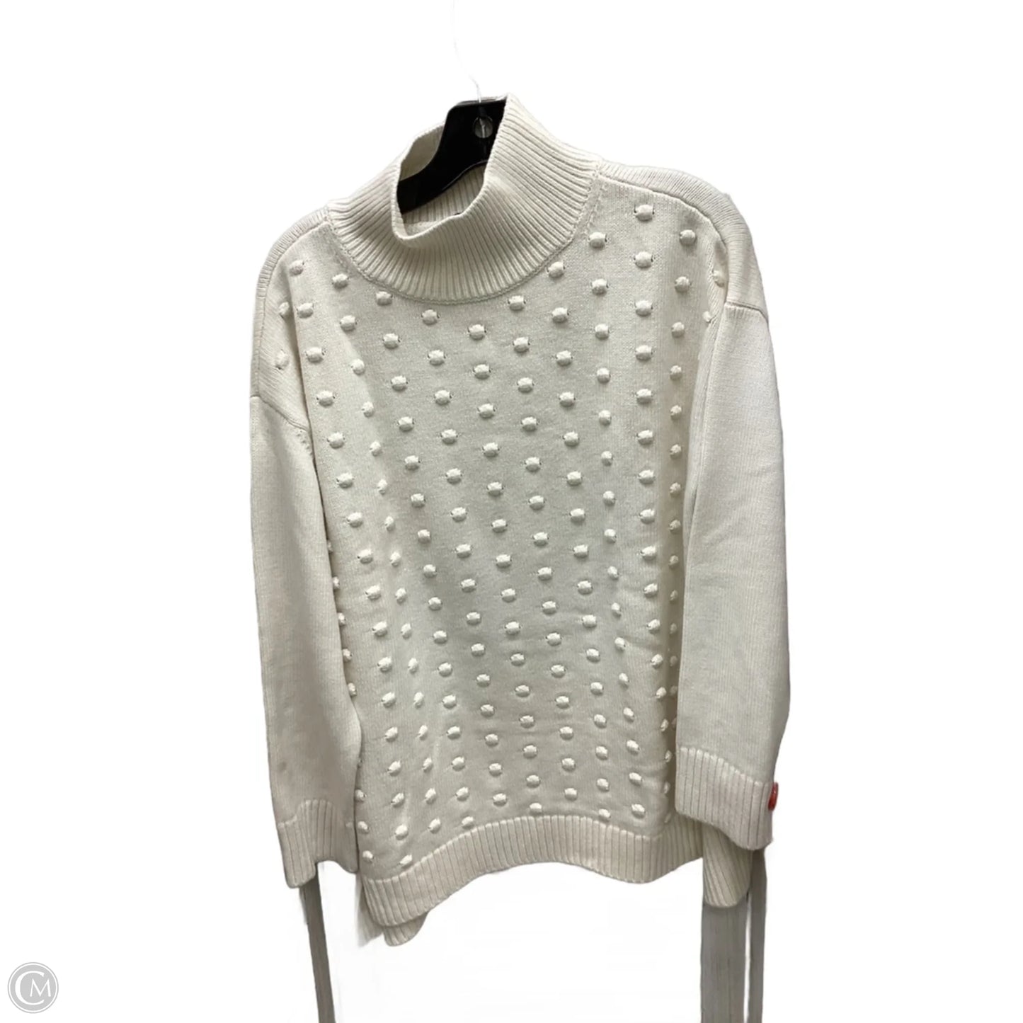 Sweater By Talbots In Ivory, Size: 1x
