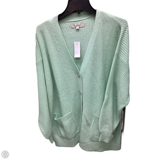 Cardigan By Loft In Green, Size: Xl