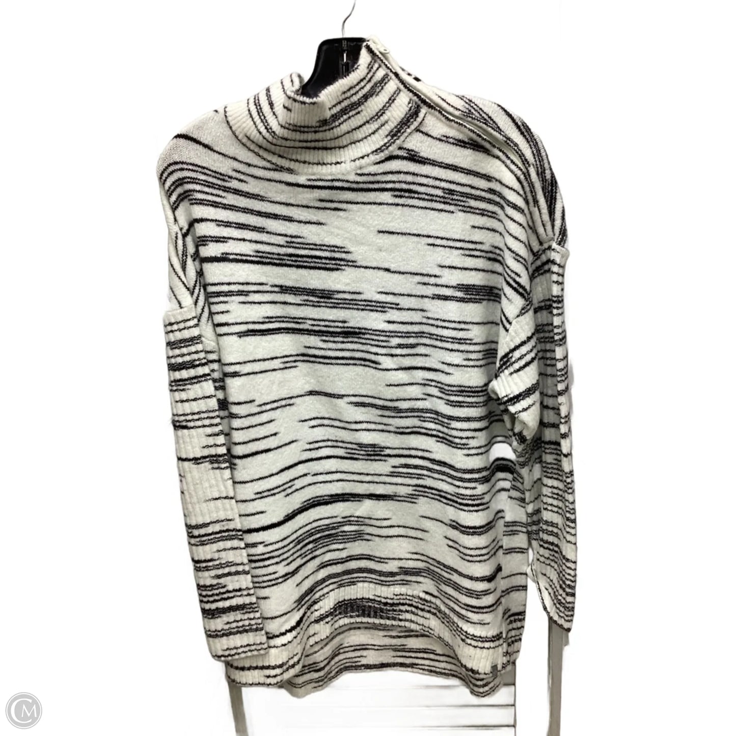 Sweater By Talbots In Striped Pattern, Size: 1x