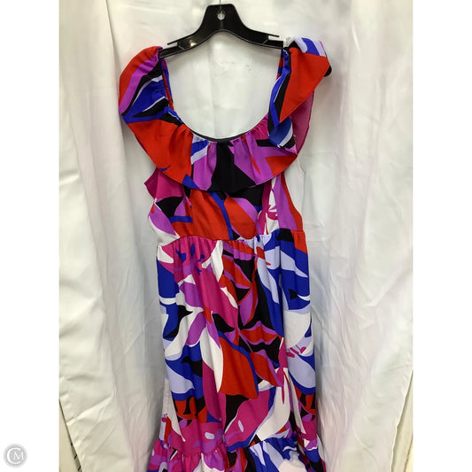 Dress Casual Maxi By Nine West In Multi-colored, Size: Xl