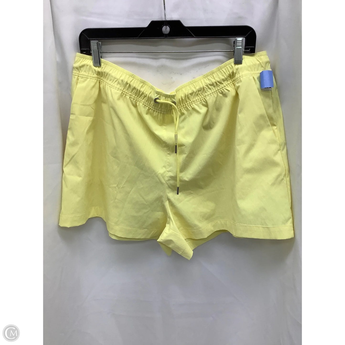 Athletic Shorts By Athleta In Yellow, Size: Xl