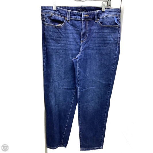 Jeans Boyfriend By Talbots In Blue Denim, Size: 12
