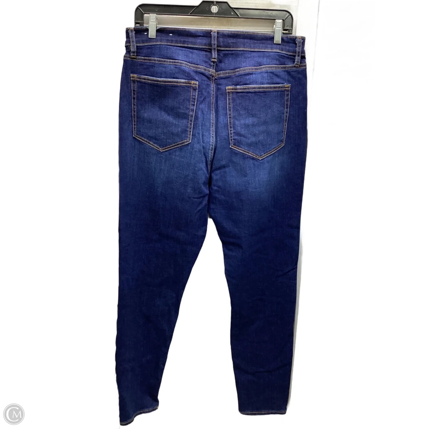 Jeans Straight By Loft In Blue Denim, Size: 12