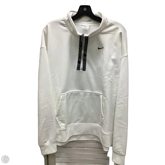 Sweatshirt Collar By Nike Apparel In White, Size: 2x