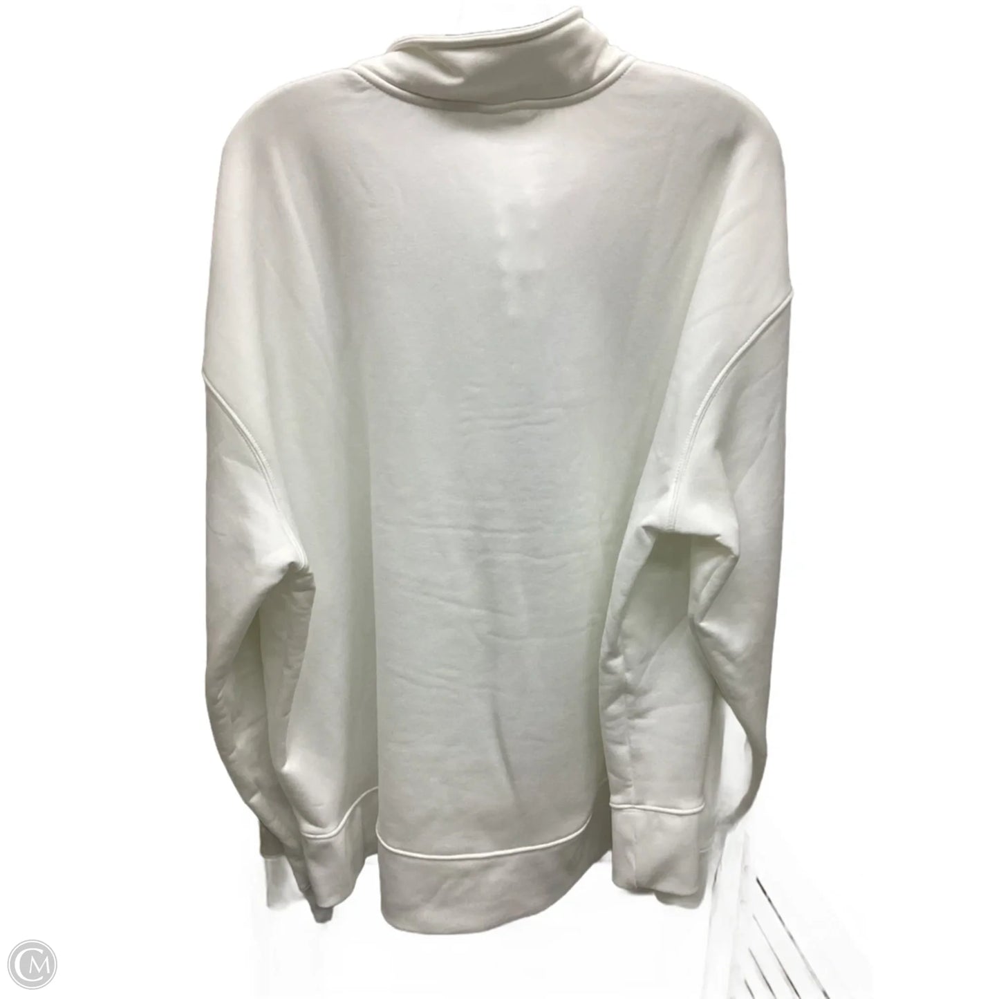 Sweatshirt Collar By Nike Apparel In White, Size: 2x