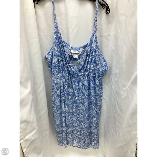 Dress Casual Midi By Disney In Blue, Size: Xxl
