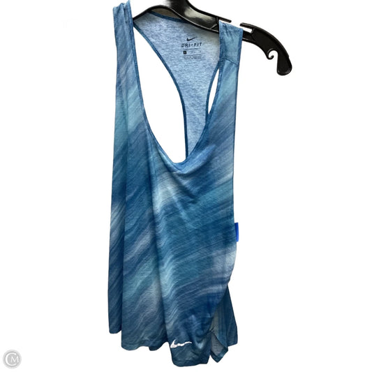 Athletic Tank Top By Nike In Blue, Size: L