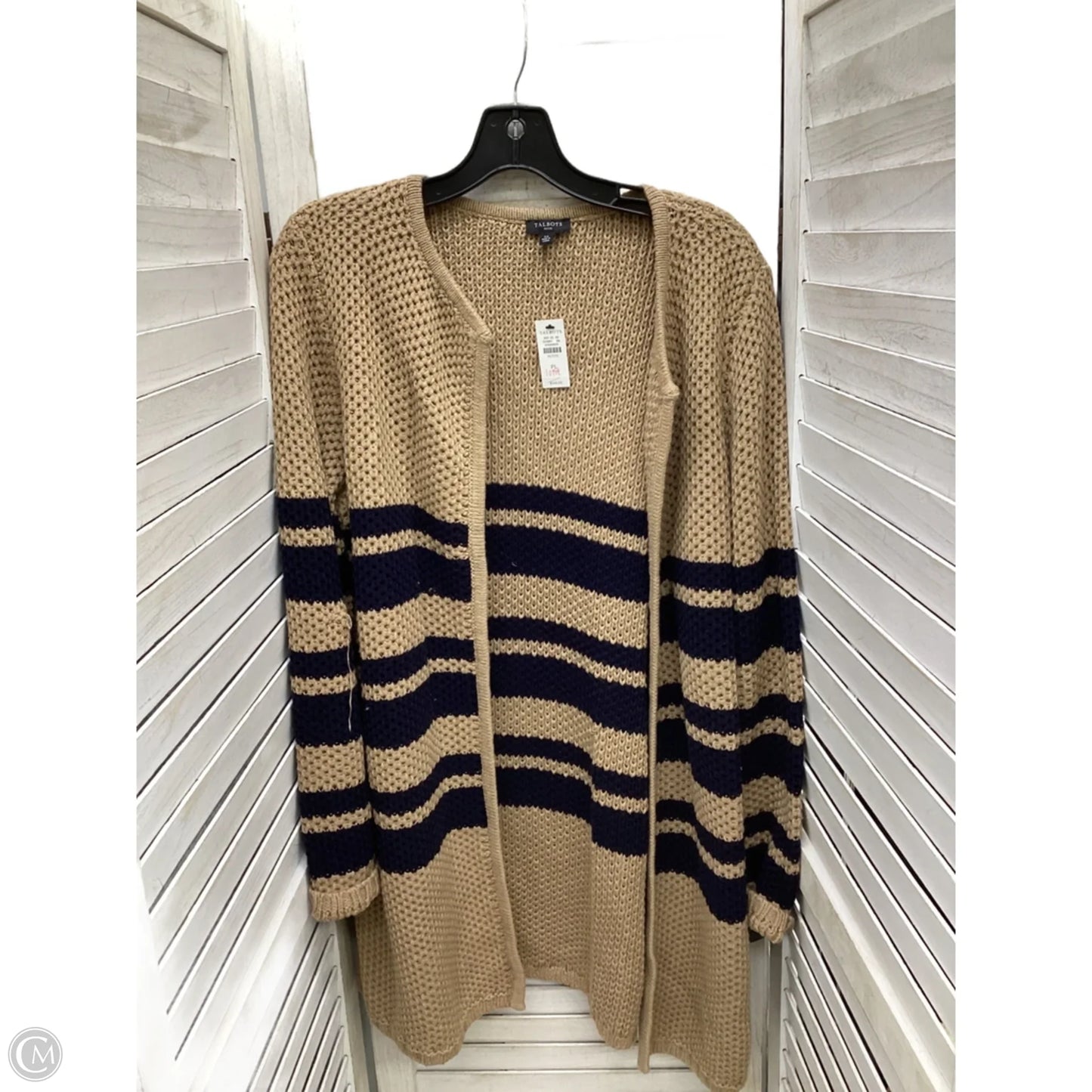 Cardigan By Talbots In Brown, Size: L