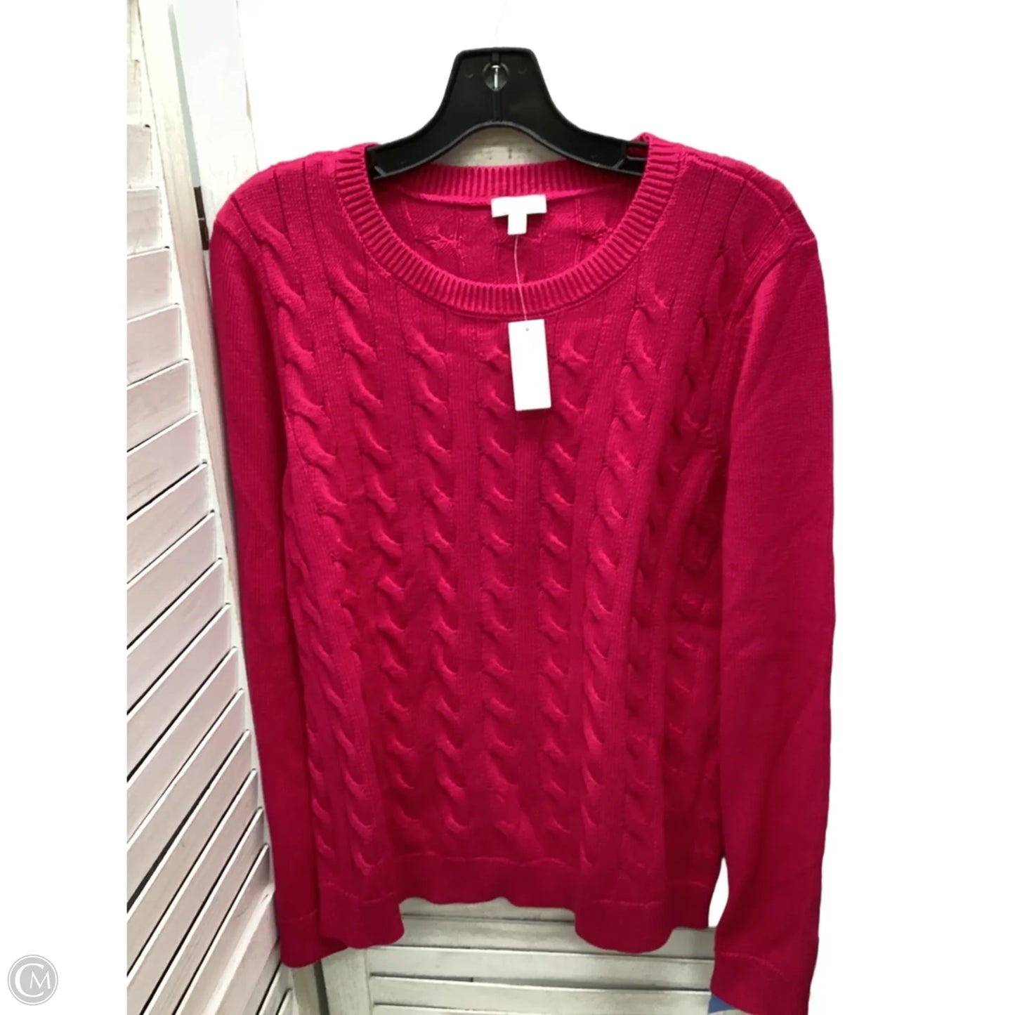 Sweater By Talbots In Pink, Size: Xl
