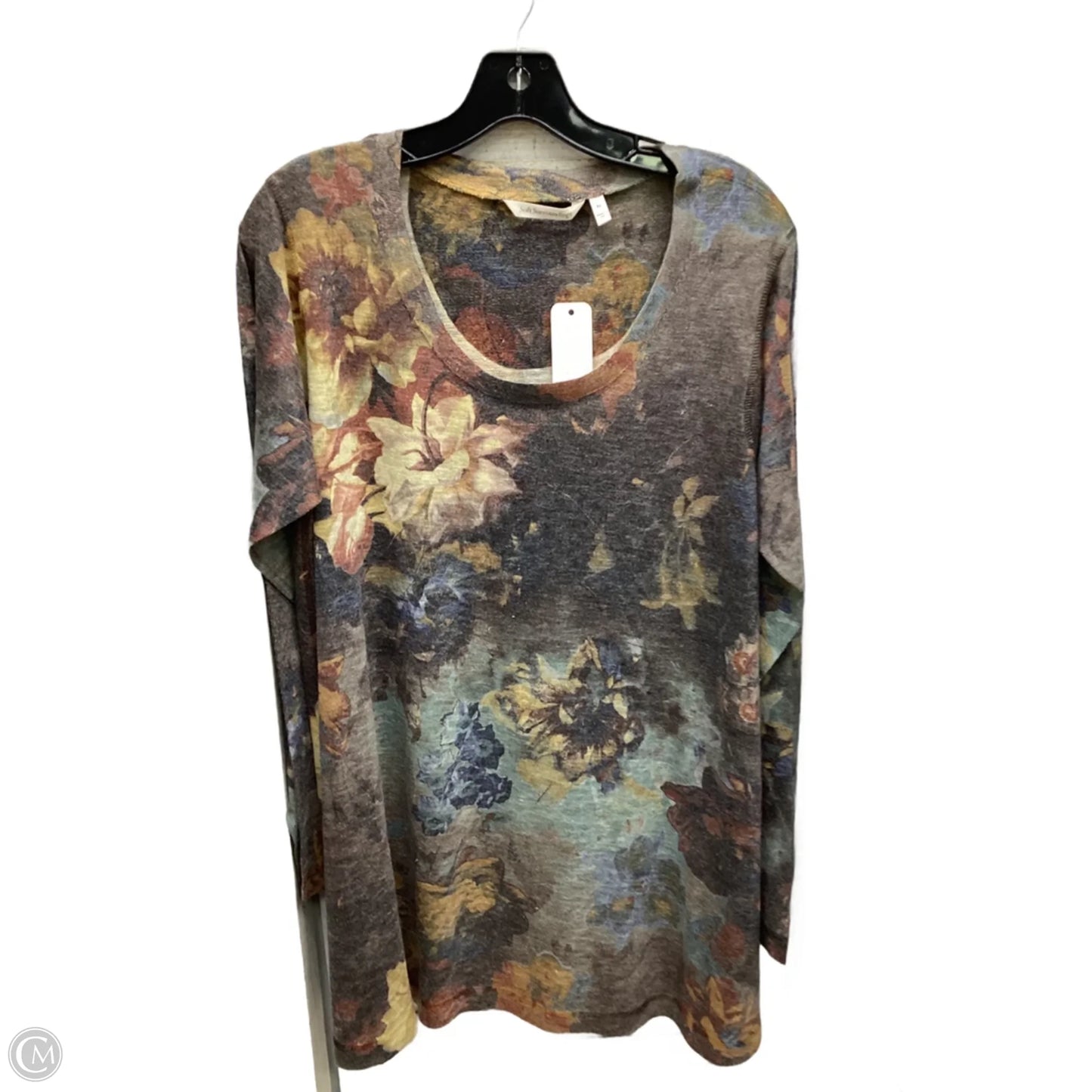 Top Long Sleeve By Soft Surroundings In Multi-colored, Size: Xl