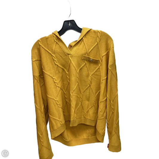 Top Long Sleeve By Talbots In Yellow, Size: Xl