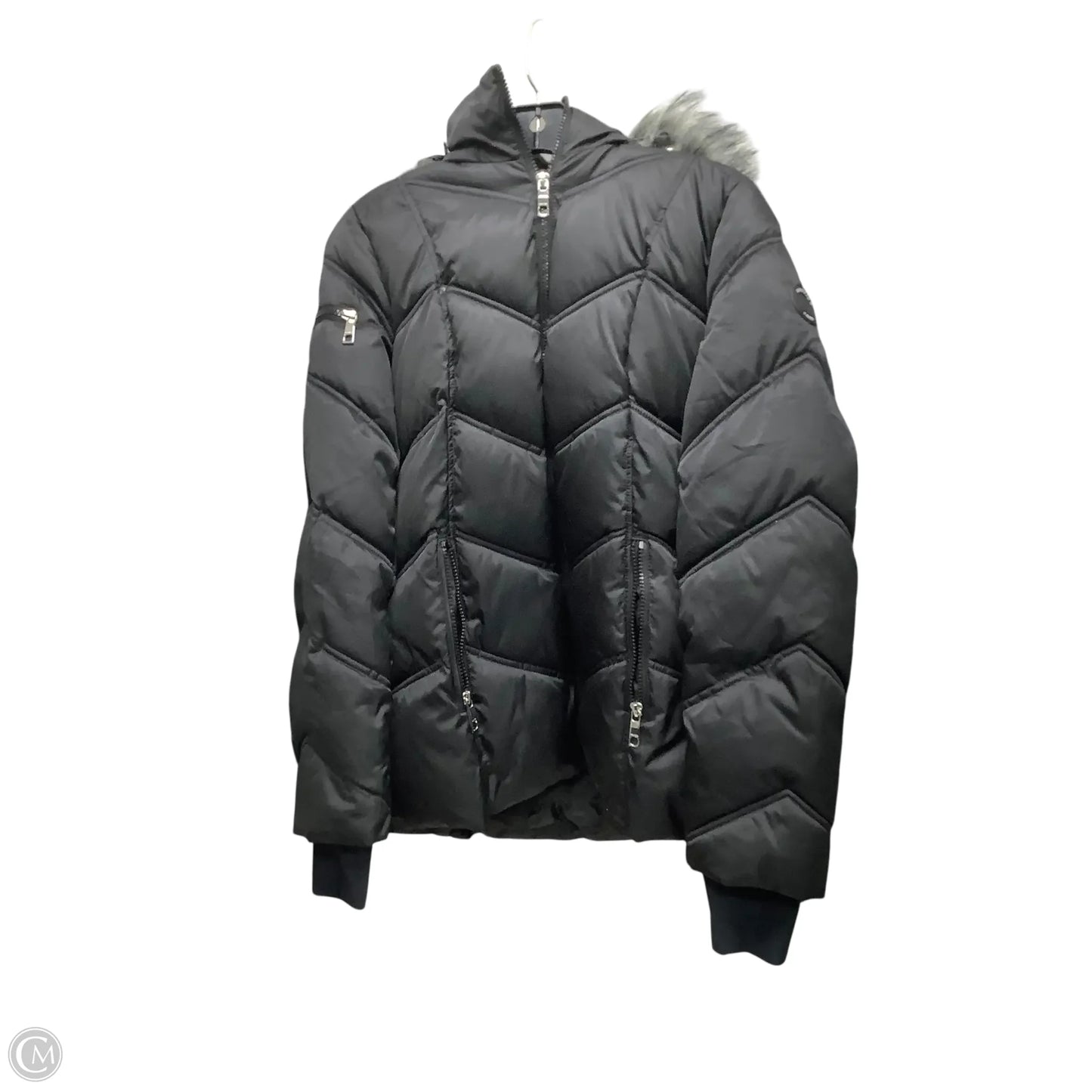 Jacket Puffer & Quilted By Nautica In Black, Size: S