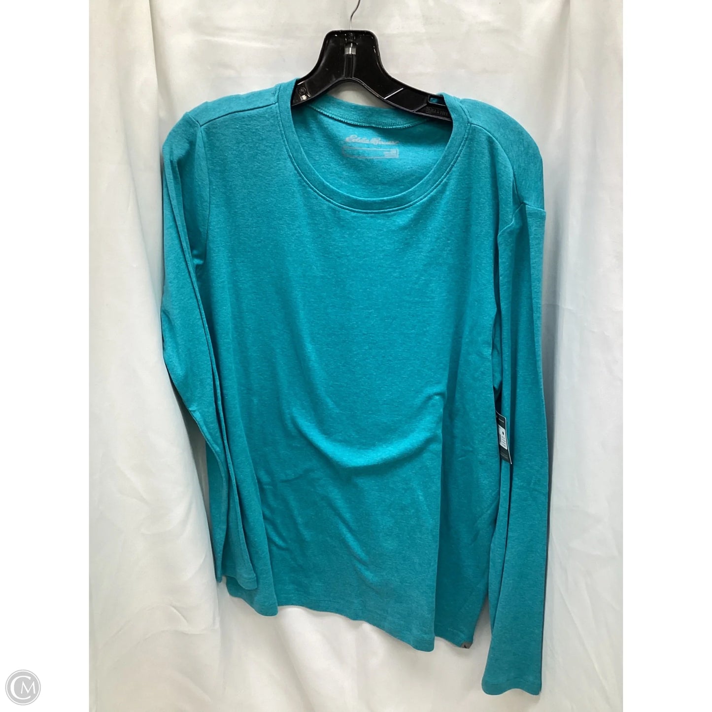 Top Long Sleeve By Eddie Bauer In Blue, Size: 2x
